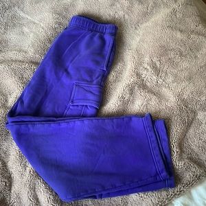 Aritzia TNA cozy fleece Mega Cargo Sweats